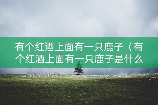 有个红酒上面有一只鹿子（有个红酒上面有一只鹿子是什么）