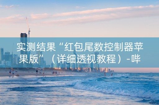实测结果“红包尾数控制器苹果版”（详细透视教程）-哔哩哔哩