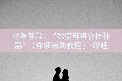 必看教程！“微信麻将软挂神器”（详细辅助教程）-哔哩哔哩