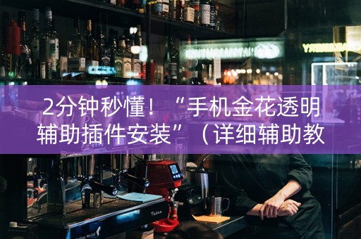 2分钟秒懂！“手机金花透明辅助插件安装”（详细辅助教程）-哔哩哔哩