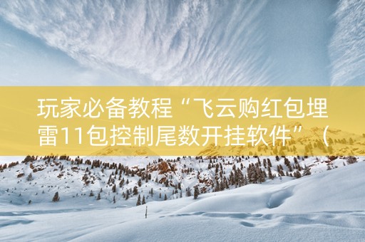 玩家必备教程“飞云购红包埋雷11包控制尾数开挂软件”（详细透视教程）-哔哩哔哩