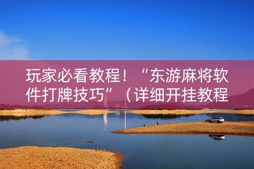 玩家必看教程！“东游麻将软件打牌技巧”（详细开挂教程）-哔哩哔哩