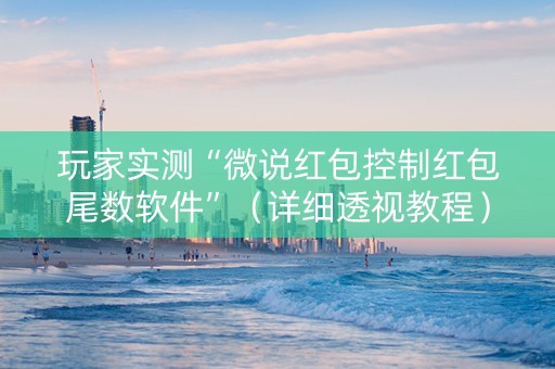 玩家实测“微说红包控制红包尾数软件”（详细透视教程）-哔哩哔哩