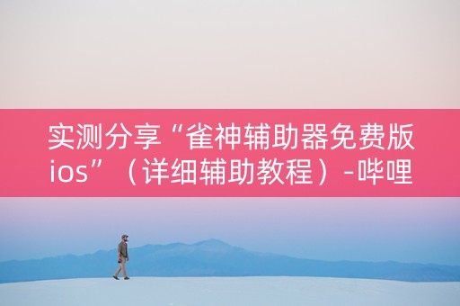 实测分享“雀神辅助器免费版ios”（详细辅助教程）-哔哩哔哩