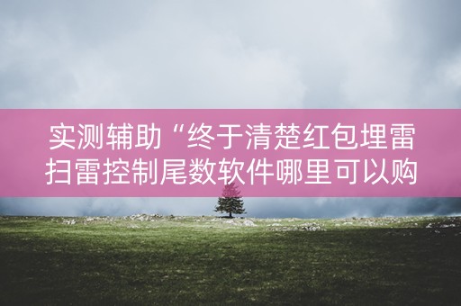 实测辅助“终于清楚红包埋雷扫雷控制尾数软件哪里可以购买了”（详细透视教程）-哔哩哔哩