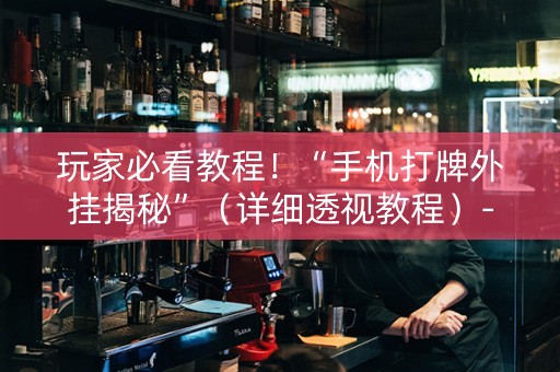 玩家必看教程！“手机打牌外挂揭秘”（详细透视教程）-哔哩哔哩