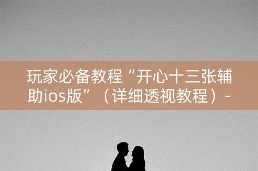 玩家必备教程“开心十三张辅助ios版”（详细透视教程）-哔哩哔哩