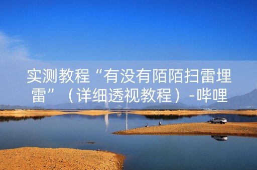 实测教程“有没有陌陌扫雷埋雷”（详细透视教程）-哔哩哔哩