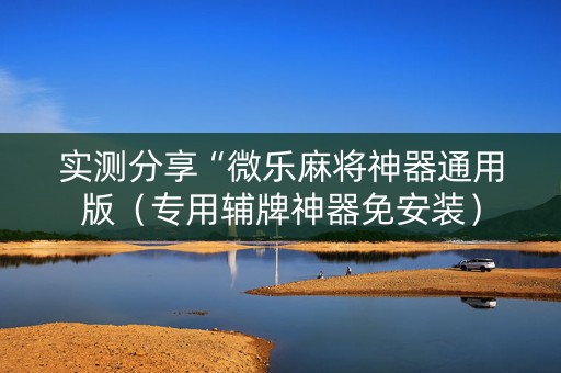 实测分享“微乐麻将神器通用版（专用辅牌神器免安装）