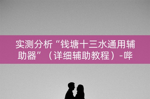 实测分析“钱塘十三水通用辅助器”（详细辅助教程）-哔哩哔哩