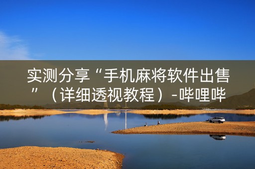 实测分享“手机麻将软件出售”（详细透视教程）-哔哩哔哩