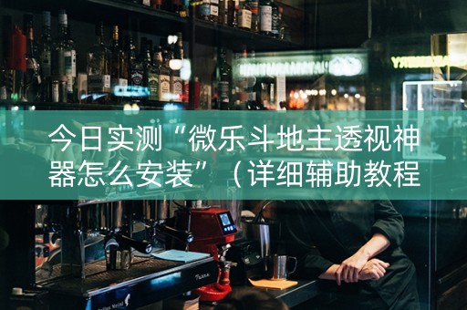 今日实测“微乐斗地主透视神器怎么安装”（详细辅助教程）-哔哩哔哩