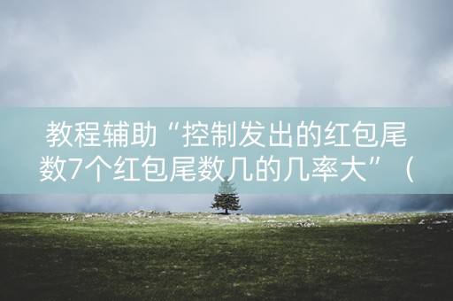 教程辅助“控制发出的红包尾数7个红包尾数几的几率大”（详细透视教程）-哔哩哔哩
