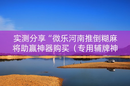实测分享“微乐河南推倒糊麻将助赢神器购买（专用辅牌神器免安装）