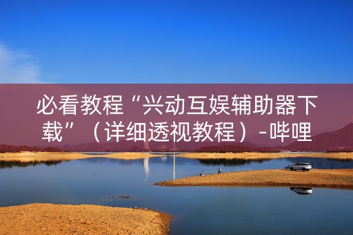 必看教程“兴动互娱辅助器下载”（详细透视教程）-哔哩哔哩