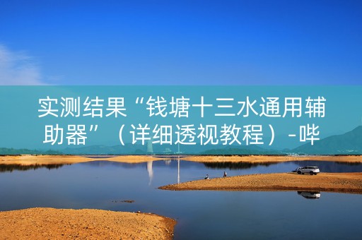 实测结果“钱塘十三水通用辅助器”（详细透视教程）-哔哩哔哩