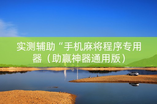 实测辅助“手机麻将程序专用器（助赢神器通用版）