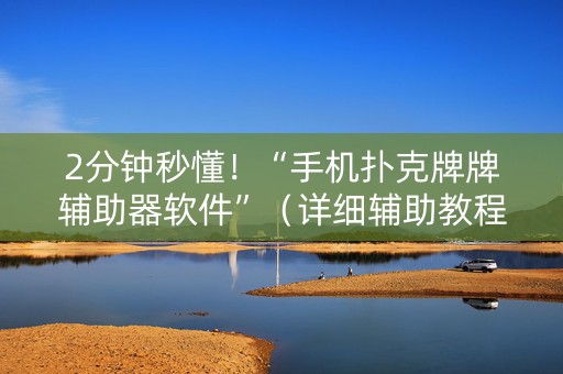 2分钟秒懂！“手机扑克牌牌辅助器软件”（详细辅助教程）-哔哩哔哩