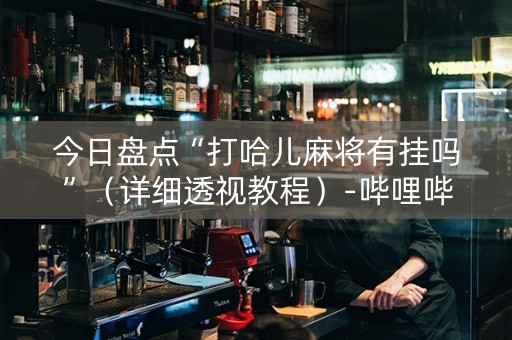 今日盘点“打哈儿麻将有挂吗”（详细透视教程）-哔哩哔哩
