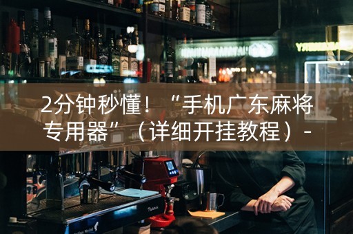 2分钟秒懂！“手机广东麻将专用器”（详细开挂教程）-哔哩哔哩