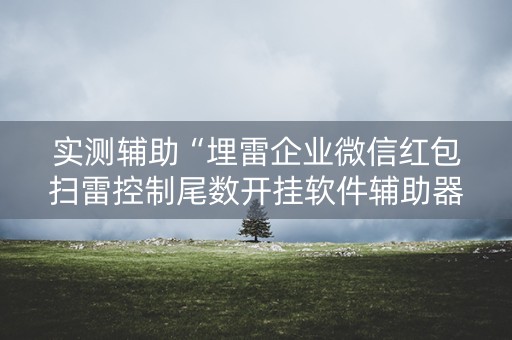 实测辅助“埋雷企业微信红包扫雷控制尾数开挂软件辅助器”（详细透视教程）-哔哩哔哩