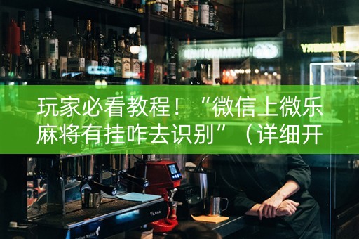玩家必看教程！“微信上微乐麻将有挂咋去识别”（详细开挂教程）-哔哩哔哩