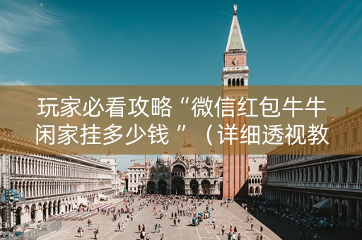 玩家必看攻略“微信红包牛牛闲家挂多少钱 ”（详细透视教程）-哔哩哔哩