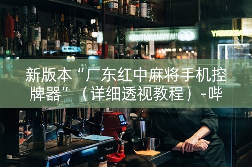 新版本“广东红中麻将手机控牌器”（详细透视教程）-哔哩哔哩