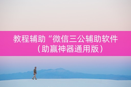 教程辅助“微信三公辅助软件（助赢神器通用版）