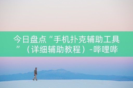 今日盘点“手机扑克辅助工具”（详细辅助教程）-哔哩哔哩