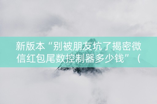 新版本“别被朋友坑了揭密微信红包尾数控制器多少钱”（详细透视教程）-哔哩哔哩