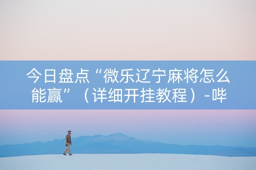今日盘点“微乐辽宁麻将怎么能赢”（详细开挂教程）-哔哩哔哩