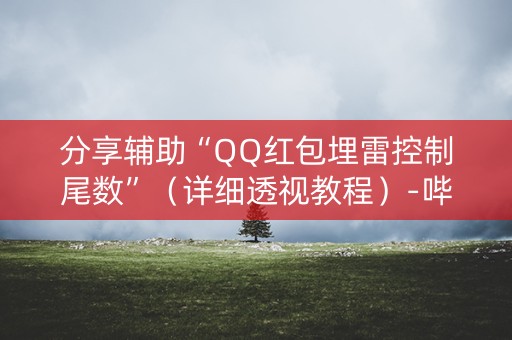 分享辅助“QQ红包埋雷控制尾数”（详细透视教程）-哔哩哔哩