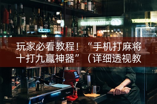 玩家必看教程！“手机打麻将十打九赢神器”（详细透视教程）-哔哩哔哩