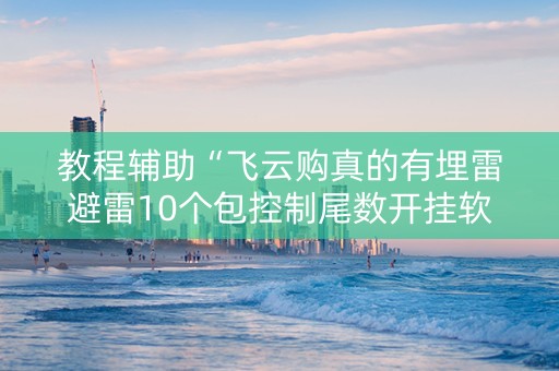 教程辅助“飞云购真的有埋雷避雷10个包控制尾数开挂软件”（详细透视教程）-哔哩哔哩