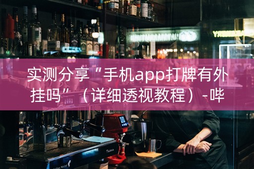 实测分享“手机app打牌有外挂吗”（详细透视教程）-哔哩哔哩