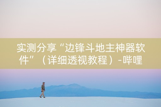 实测分享“边锋斗地主神器软件”（详细透视教程）-哔哩哔哩