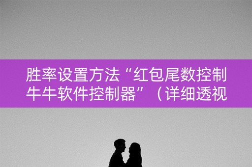 胜率设置方法“红包尾数控制牛牛软件控制器”（详细透视教程）-哔哩哔哩