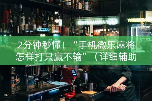 2分钟秒懂！“手机微乐麻将怎样打只赢不输”（详细辅助教程）-哔哩哔哩