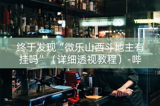终于发现“微乐山西斗地主有挂吗”（详细透视教程）-哔哩哔哩