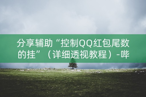 分享辅助“控制QQ红包尾数的挂”（详细透视教程）-哔哩哔哩