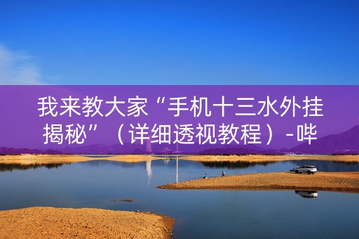 我来教大家“手机十三水外挂揭秘”（详细透视教程）-哔哩哔哩