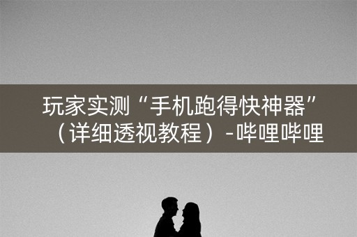 玩家实测“手机跑得快神器”（详细透视教程）-哔哩哔哩