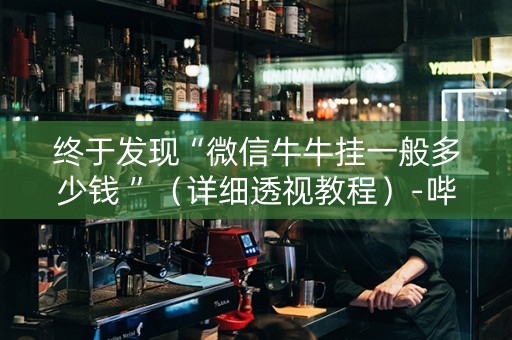 终于发现“微信牛牛挂一般多少钱 ”（详细透视教程）-哔哩哔哩