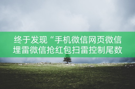 终于发现“手机微信网页微信埋雷微信抢红包扫雷控制尾数”（详细透视教程）-哔哩哔哩