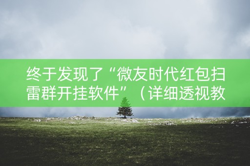 终于发现了“微友时代红包扫雷群开挂软件”（详细透视教程）-哔哩哔哩