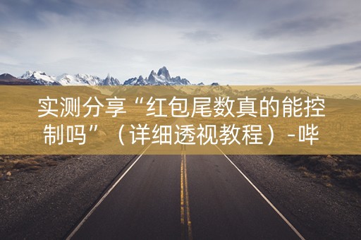 实测分享“红包尾数真的能控制吗”（详细透视教程）-哔哩哔哩