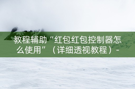 教程辅助“红包红包控制器怎么使用”（详细透视教程）-哔哩哔哩