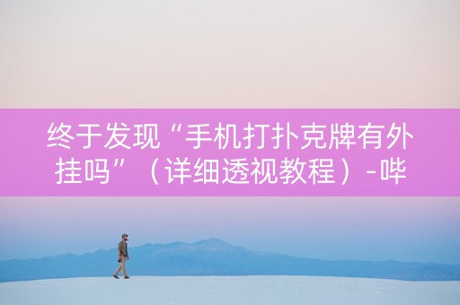 终于发现“手机打扑克牌有外挂吗”（详细透视教程）-哔哩哔哩