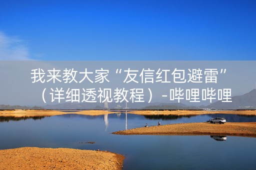 我来教大家“友信红包避雷”（详细透视教程）-哔哩哔哩
